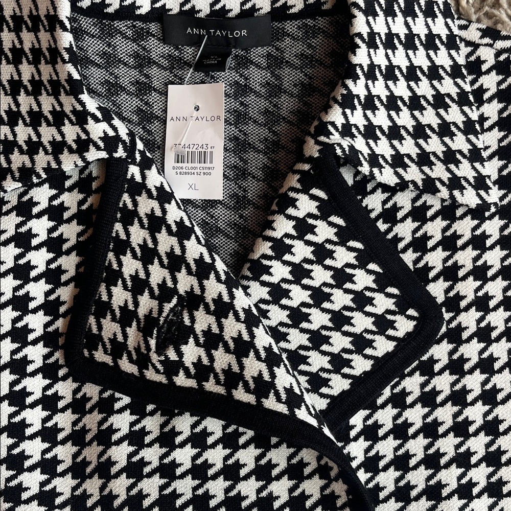 NWT Ann Taylor Herringbone Blazer Size XL - Picture 3 of 6